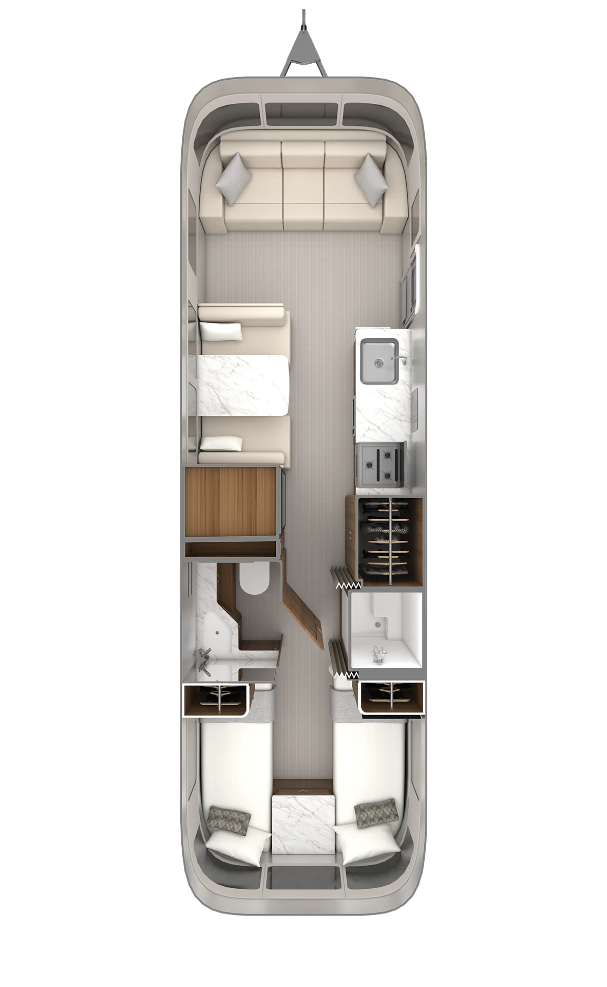 Used 2016 Airstream Classic 30 — floorplan 1