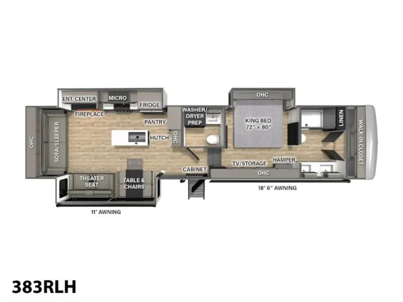 New 2026 Forest River RV Columbus 383RLH — photo 2