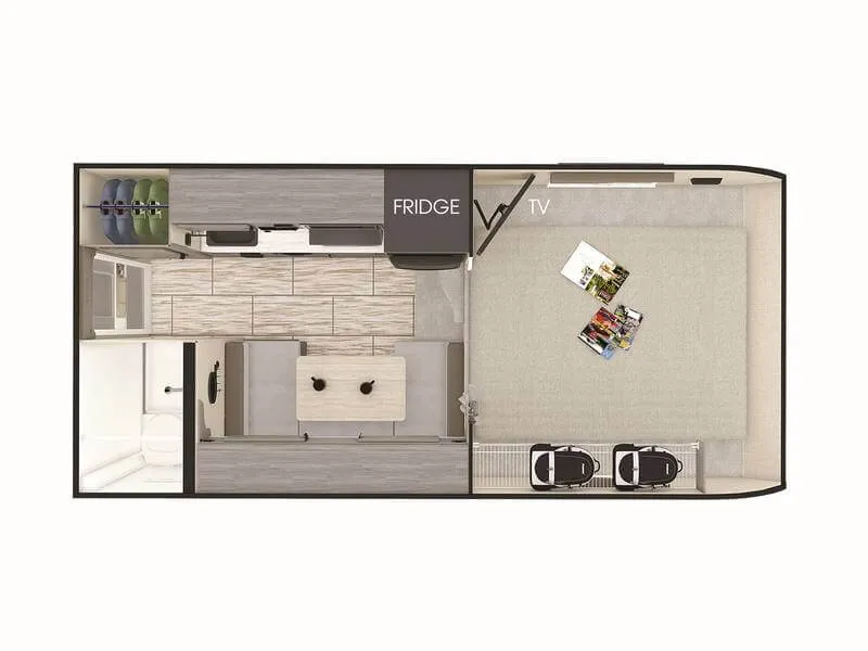 Used 2026 Lance Lance Truck Campers 825 — floorplan 1