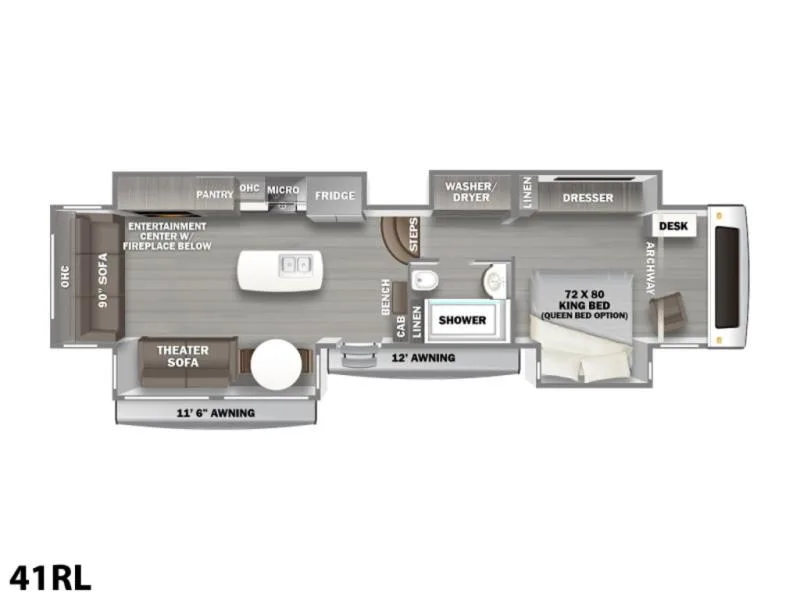 Used 2023 Forest River RV RiverStone 41RL — photo 3