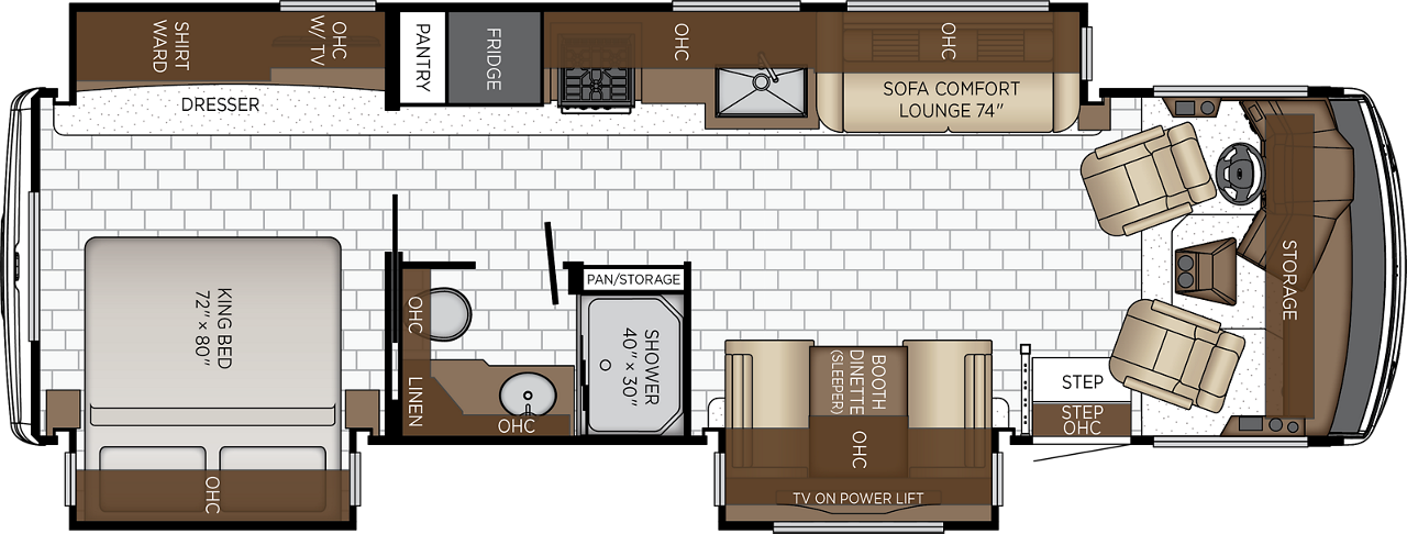 New 2025 Newmar Bay Star 3225 — floorplan 1