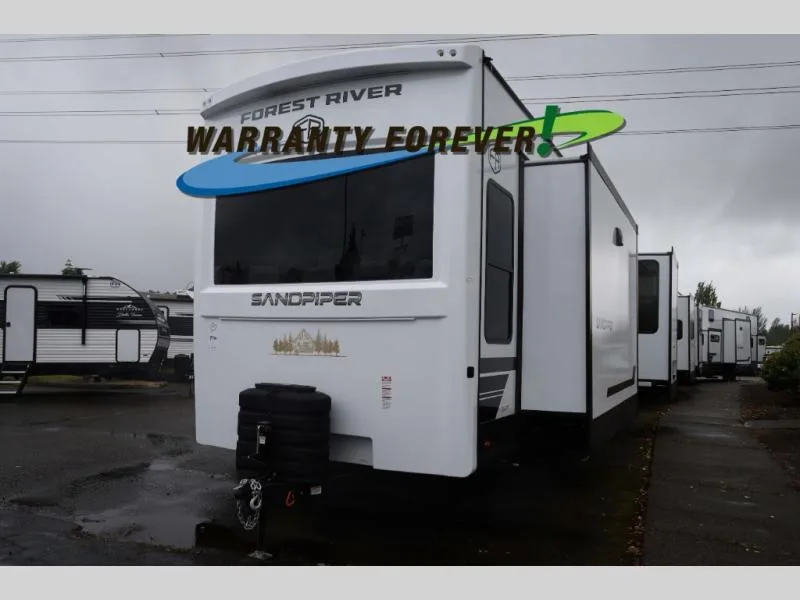 New 2026 Forest River RV Sandpiper Destination Trailers 389HBFL — photo 2