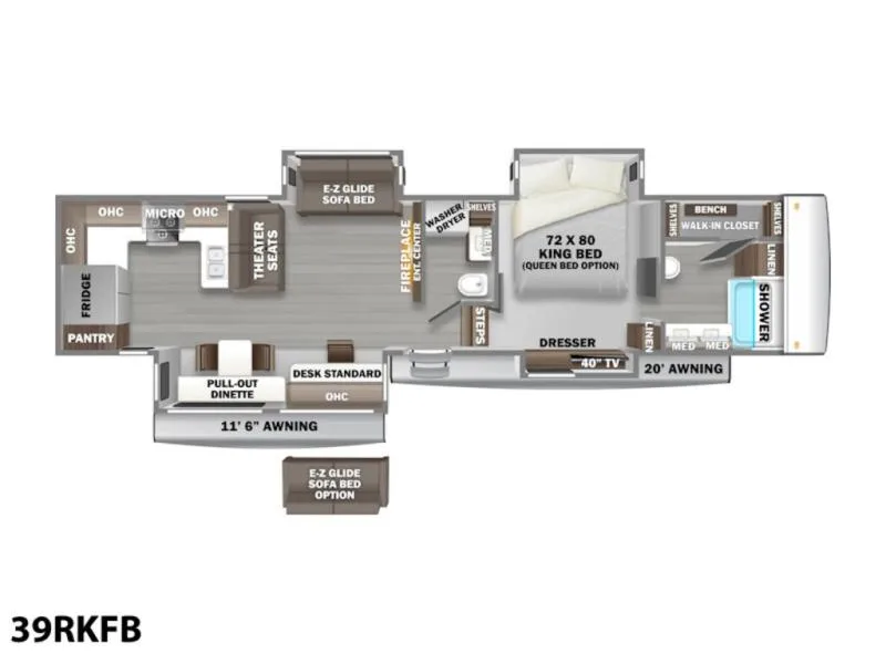 New 2026 Forest River RV RiverStone 39RKFB — photo 2