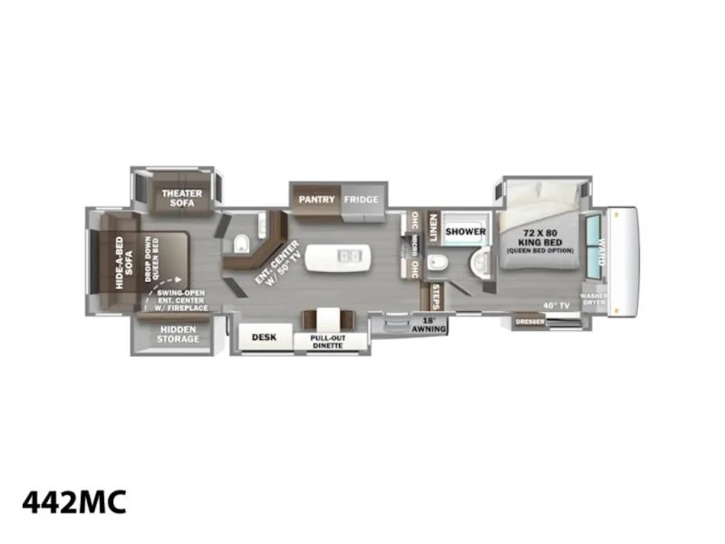 New 2025 Forest River RV RiverStone 442MC — photo 2